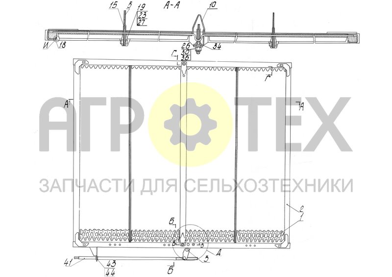 Решето верхнее (54-2-12-3Г) (№34 на схеме)